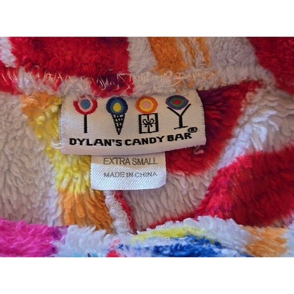 Dylan Candy Bar Youth Girls XS Small Standard Colorful Fleece PJ Bottoms Elastic - Picture 6 of 8